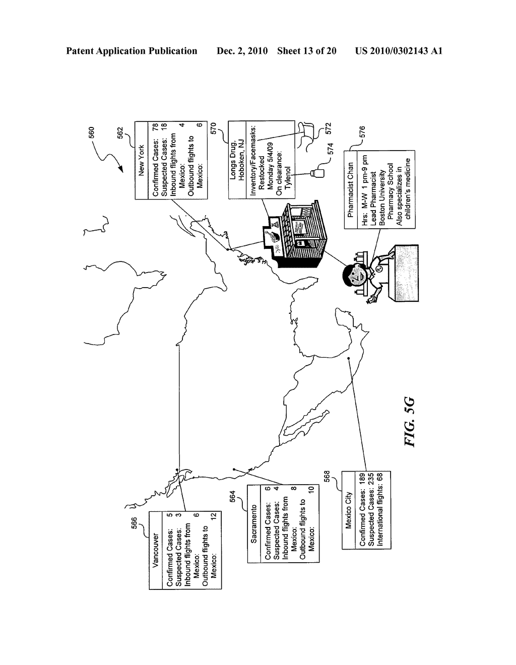 SYSTEM AND METHOD FOR CONTROL OF A SIMULATED OBJECT THAT IS ASSOCIATED WITH A PHYSICAL LOCATION IN THE REAL WORLD ENVIRONMENT - diagram, schematic, and image 14