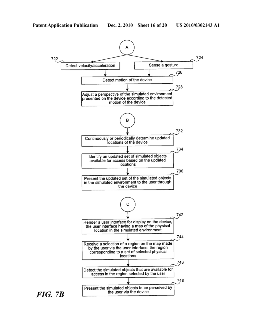 SYSTEM AND METHOD FOR CONTROL OF A SIMULATED OBJECT THAT IS ASSOCIATED WITH A PHYSICAL LOCATION IN THE REAL WORLD ENVIRONMENT - diagram, schematic, and image 17