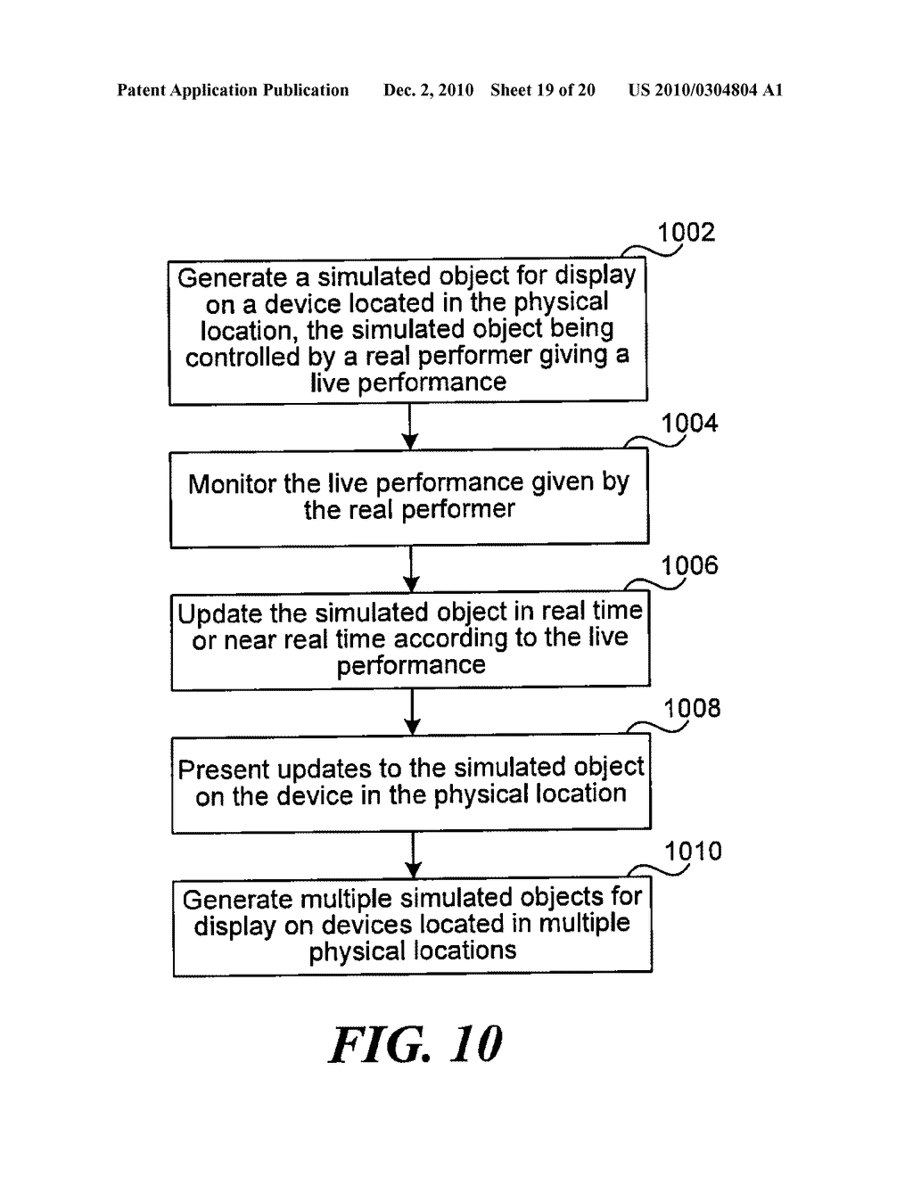 SYSTEM AND METHOD OF SIMULATED OBJECTS AND APPLICATIONS THEREOF - diagram, schematic, and image 20