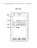 METHOD FOR EXECUTING MENU IN MOBILE TERMINAL AND MOBILE TERMINAL USING THE SAME diagram and image