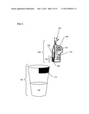 Beverage containers with detection capability diagram and image