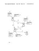 IDENTIFYING RELATIONSHIPS BETWEEN USERS OF A COMMUNICATIONS DOMAIN diagram and image