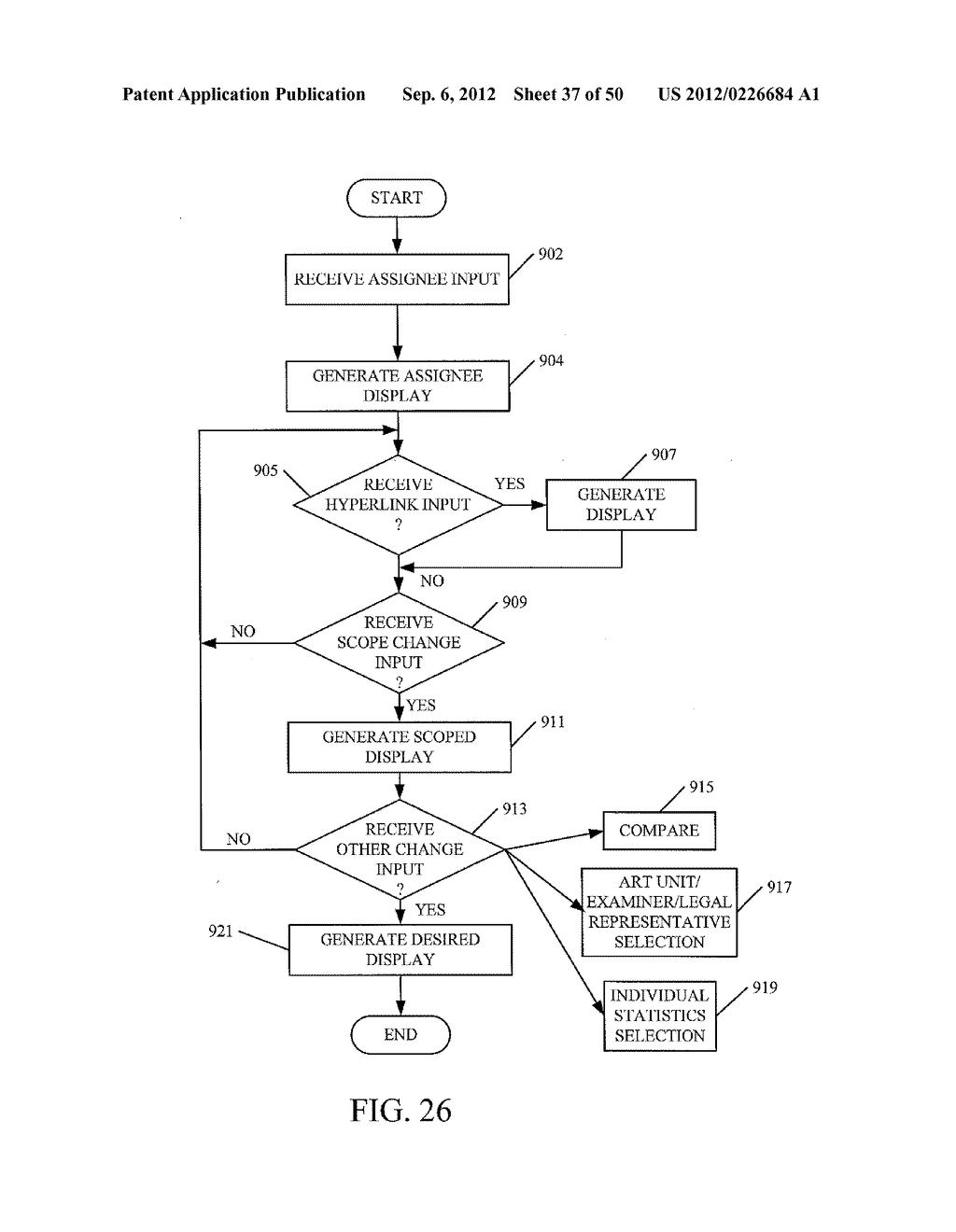 USER INTERACE AND PROCESSING FUNCTIONALITY FOR PATENT EXAMINER INFORMATION     SYSTEM - diagram, schematic, and image 38