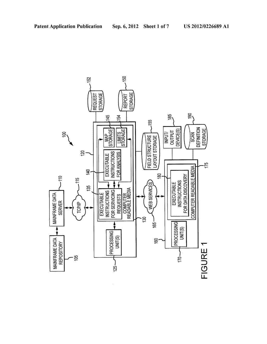 METHOD FOR MANAGING MAINFRAME OVERHEAD DURING DETECTION OF SENSITIVE     INFORMATION, COMPUTER READABLE STORAGE MEDIA AND SYSTEM UTILIZING SAME - diagram, schematic, and image 02