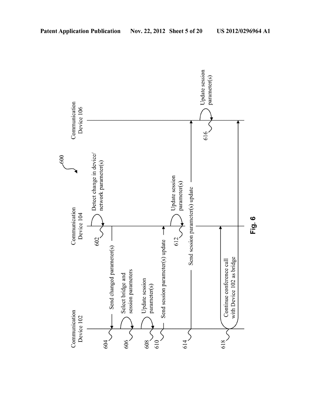 SYSTEM AND METHOD FOR TRANSFERRING A CALL BRIDGE BETWEEN COMMUNICATION     DEVICES - diagram, schematic, and image 06