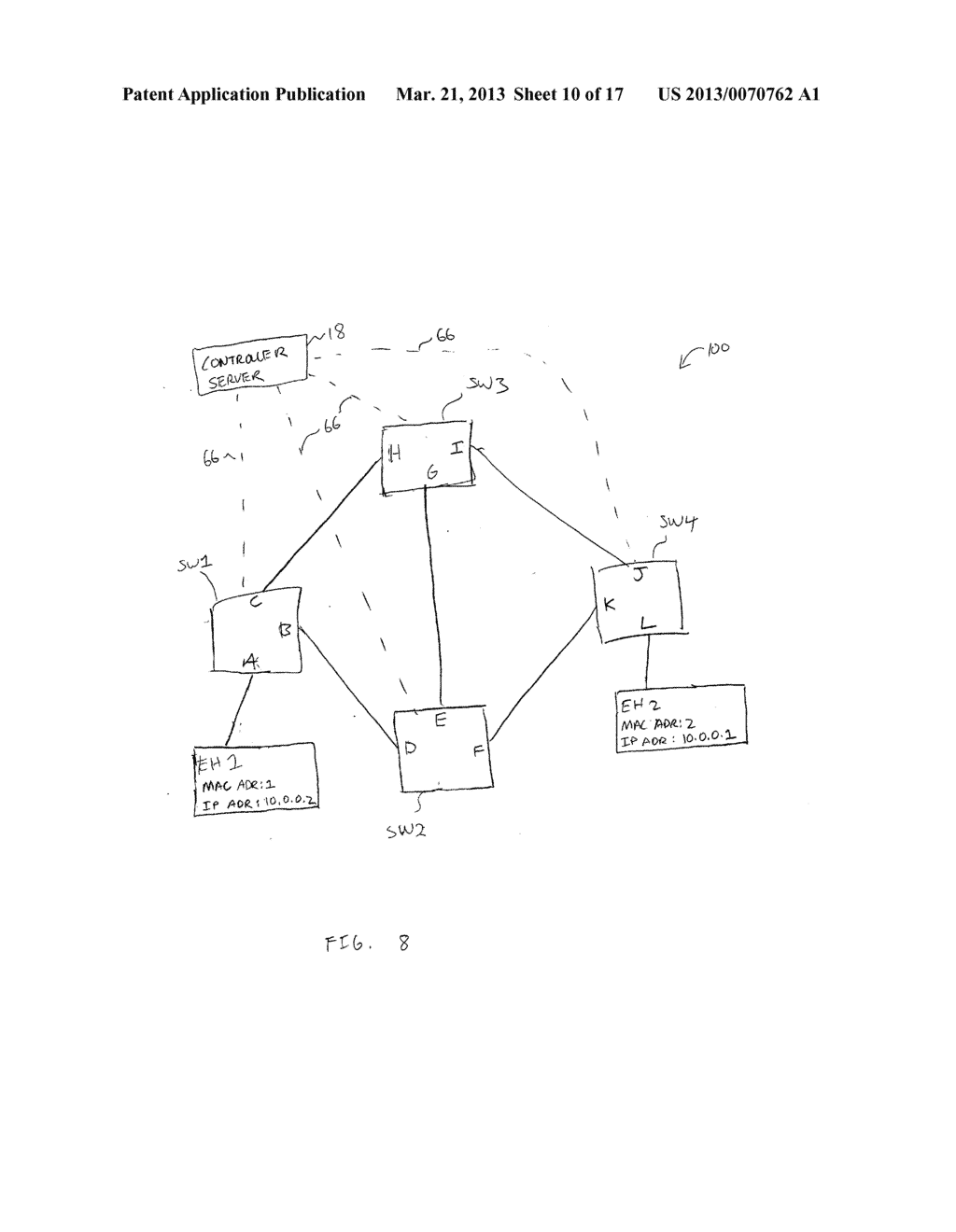 SYSTEM AND METHODS FOR CONTROLLING NETWORK TRAFFIC THROUGH VIRTUAL     SWITCHES - diagram, schematic, and image 11