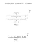 CLOCK ALIAS FOR TIMING ANALYSIS OF AN INTEGRATED CIRCUIT DESIGN diagram and image