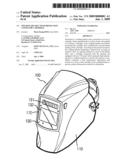 WELDING HELMET WITH PROTECTION COVER FOR CARTRIDGE diagram and image
