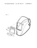 WELDING HELMET WITH PROTECTION COVER FOR CARTRIDGE diagram and image