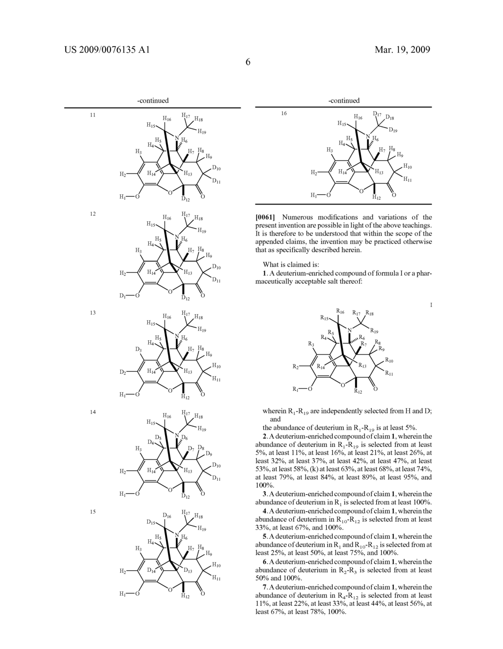 DEUTERIUM-ENRICHED HYDROMORPHONE - diagram, schematic, and image 07