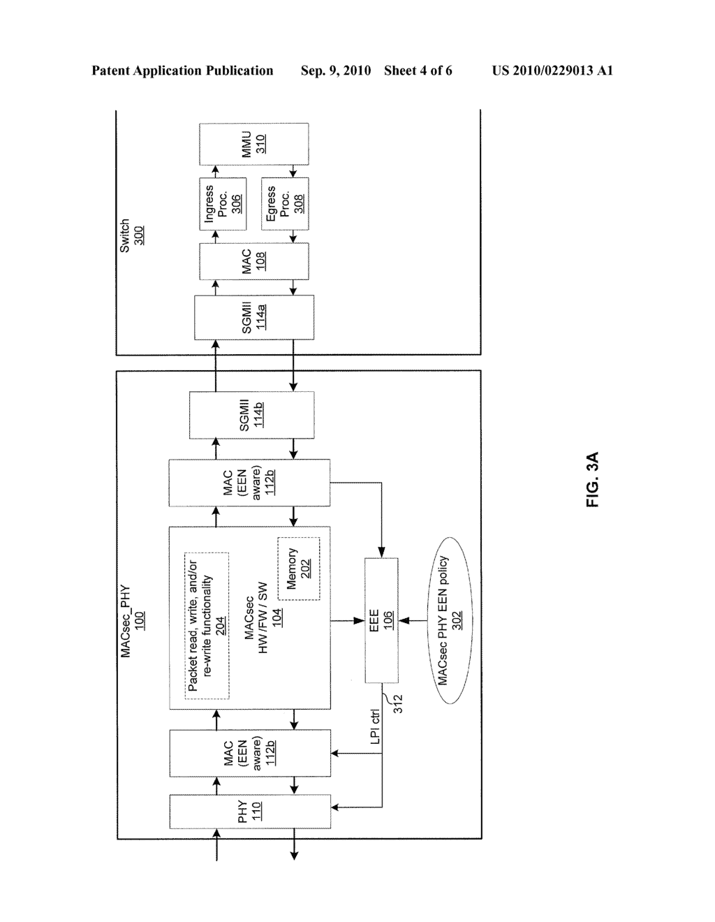 METHOD AND SYSTEM FOR IMPLEMENTING ENERGY EFFICIENT ETHERNET TECHNIQUES IN A MACSEC ENABLED PHY - diagram, schematic, and image 05