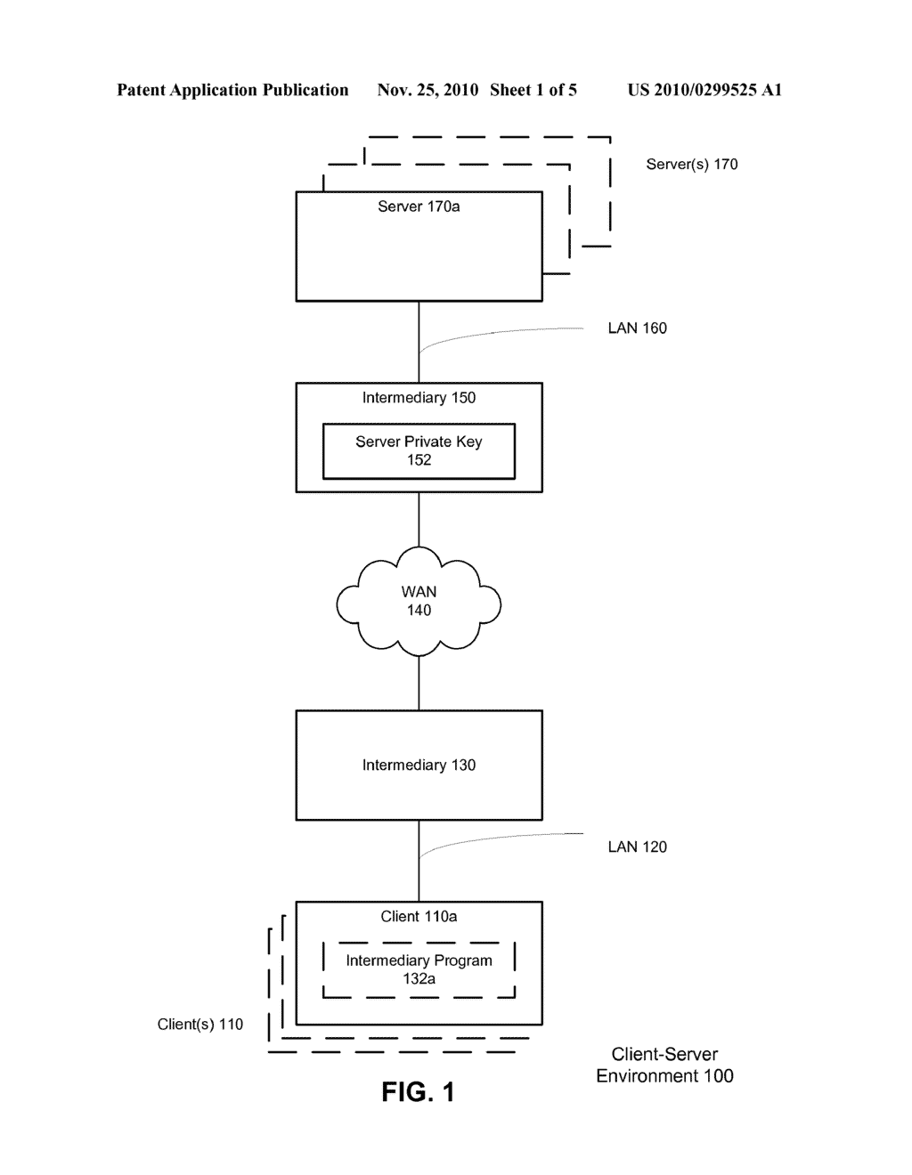METHOD AND APPARATUS FOR SPLIT-TERMINATING A SECURE NETWORK CONNECTION, WITH CLIENT AUTHENTICATION - diagram, schematic, and image 02