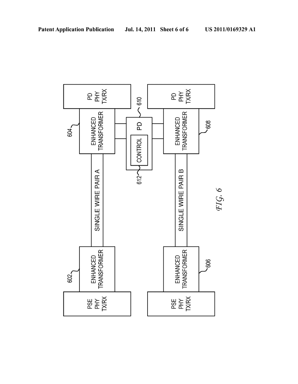 System and Method for Enabling Power Applications Over a Single     Communication Pair - diagram, schematic, and image 07