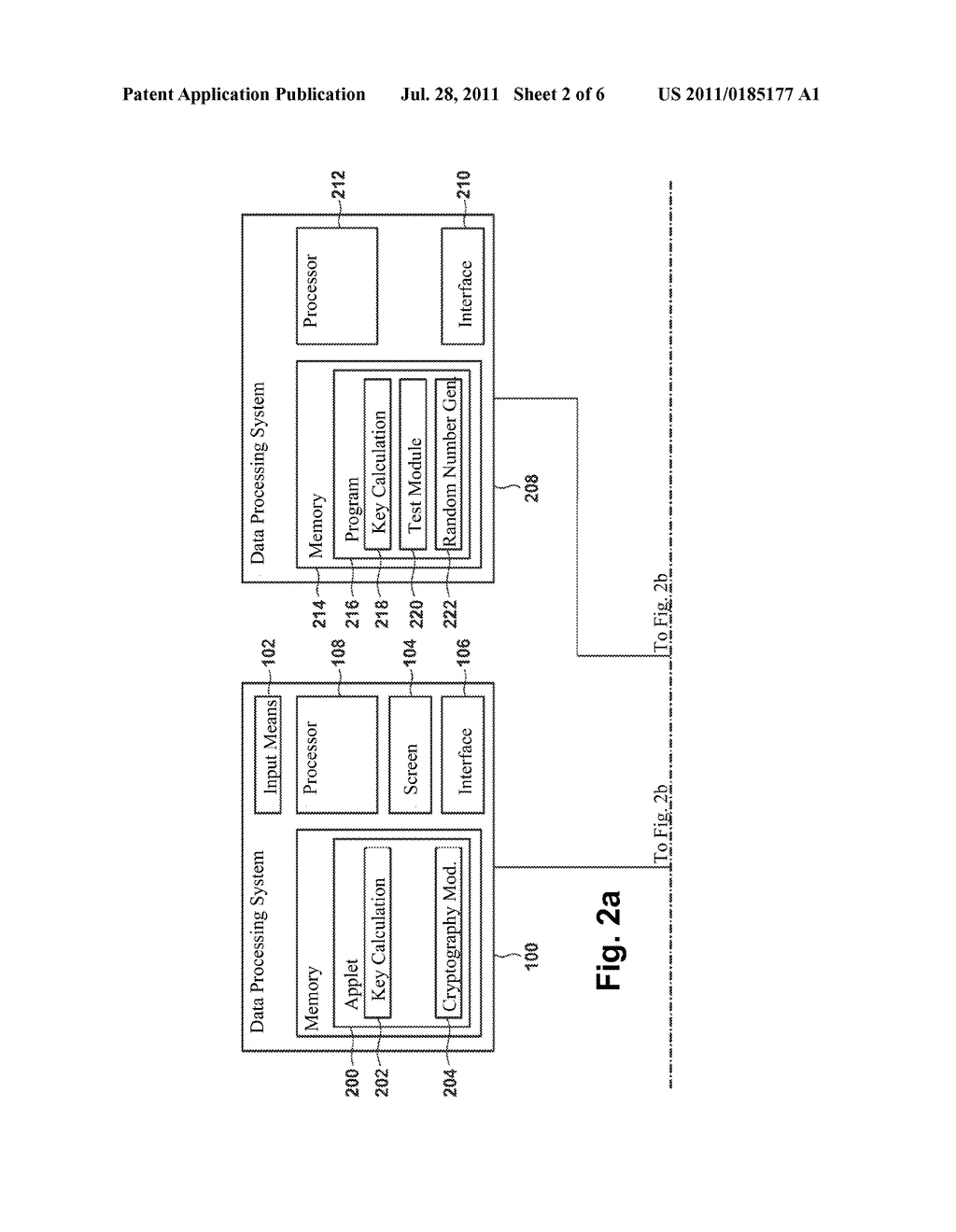 Method for generating an asymmetric cryptographic key pair and its     application - diagram, schematic, and image 03