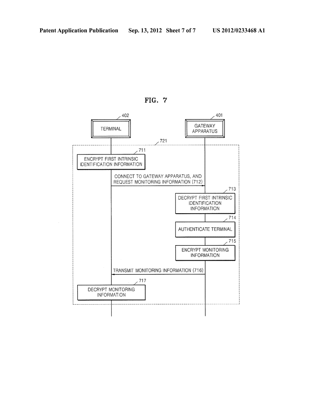 AUTHENTICATING METHOD OF COMMUNICATING CONNECTION, GATEWAY APPARATUS USING     AUTHENTICATING METHOD, AND COMMUNICATION SYSTEM USING AUTHENTICATING     METHOD - diagram, schematic, and image 08