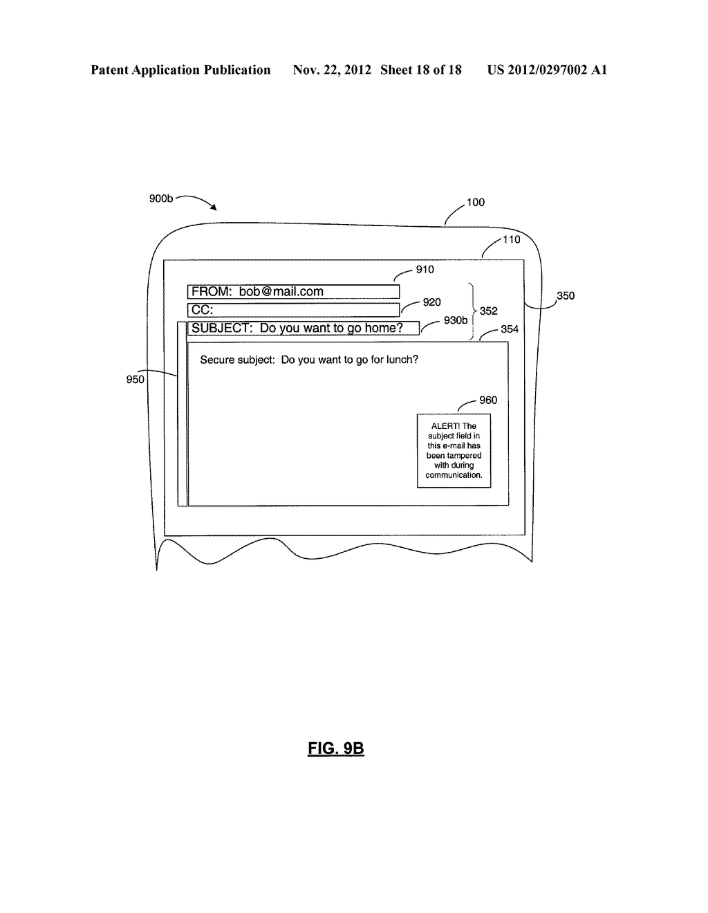 SYSTEMS AND METHODS FOR PROTECTING HEADER FIELDS IN A MESSAGE - diagram, schematic, and image 19