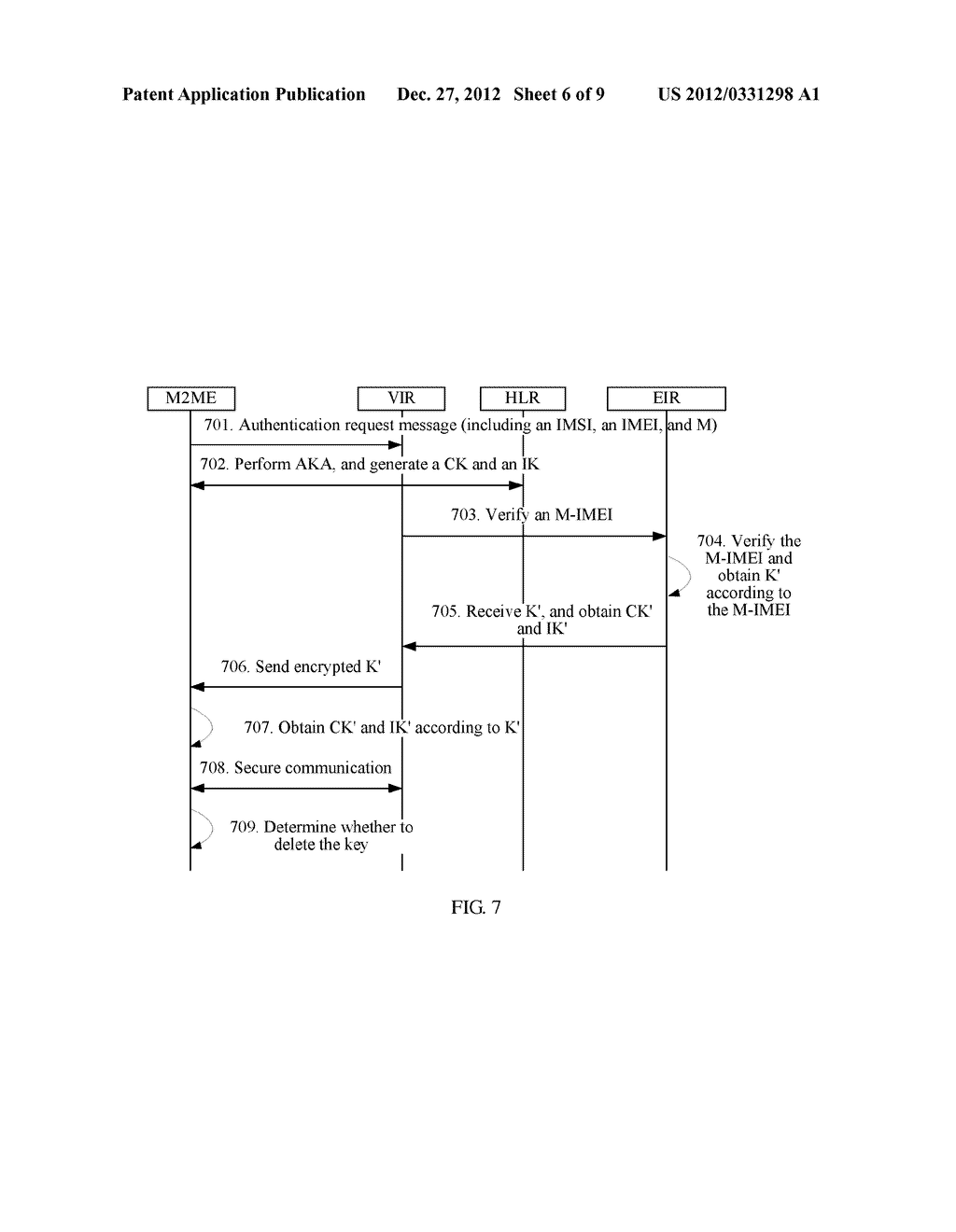SECURITY AUTHENTICATION METHOD, APPARATUS, AND SYSTEM - diagram, schematic, and image 07