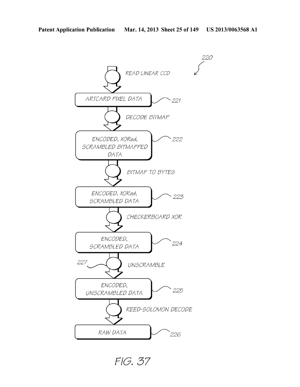 CAMERA SYSTEM COMPRISING COLOR DISPLAY AND PROCESSOR FOR DECODING DATA     BLOCKS IN PRINTED CODING PATTERN - diagram, schematic, and image 26