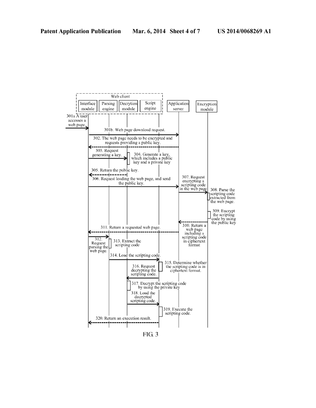 METHOD, APPARATUS, AND SYSTEM FOR INTERACTION BETWEEN WEB CLIENT AND     SERVER - diagram, schematic, and image 05