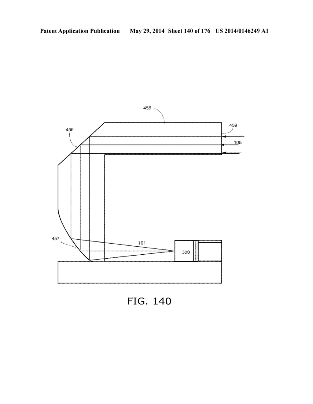 Light-based touch surface with curved borders and sloping bezel - diagram, schematic, and image 141