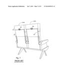 Seatback-Mountable Clamp Assembly diagram and image