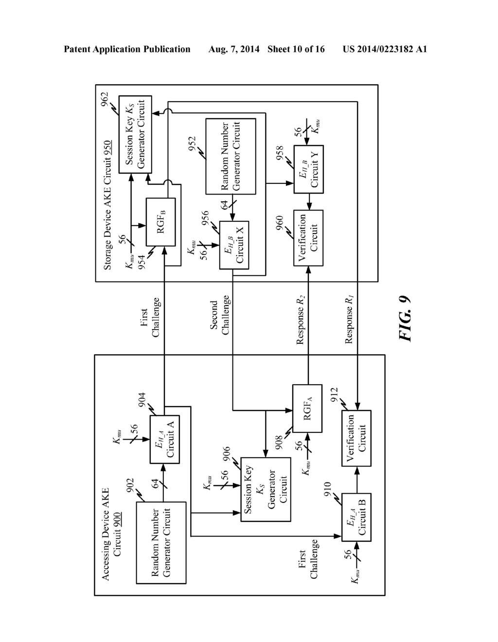 METHODS AND DEVICES FOR AUTHENTICATION AND KEY EXCHANGE - diagram, schematic, and image 11