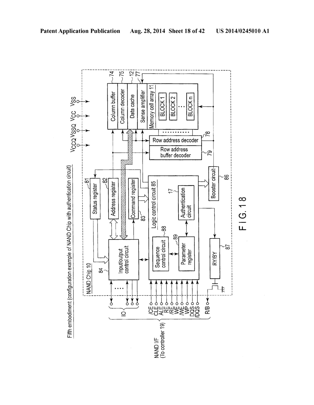 DEVICE AND AUTHENTICATION METHOD THEREFOR - diagram, schematic, and image 19