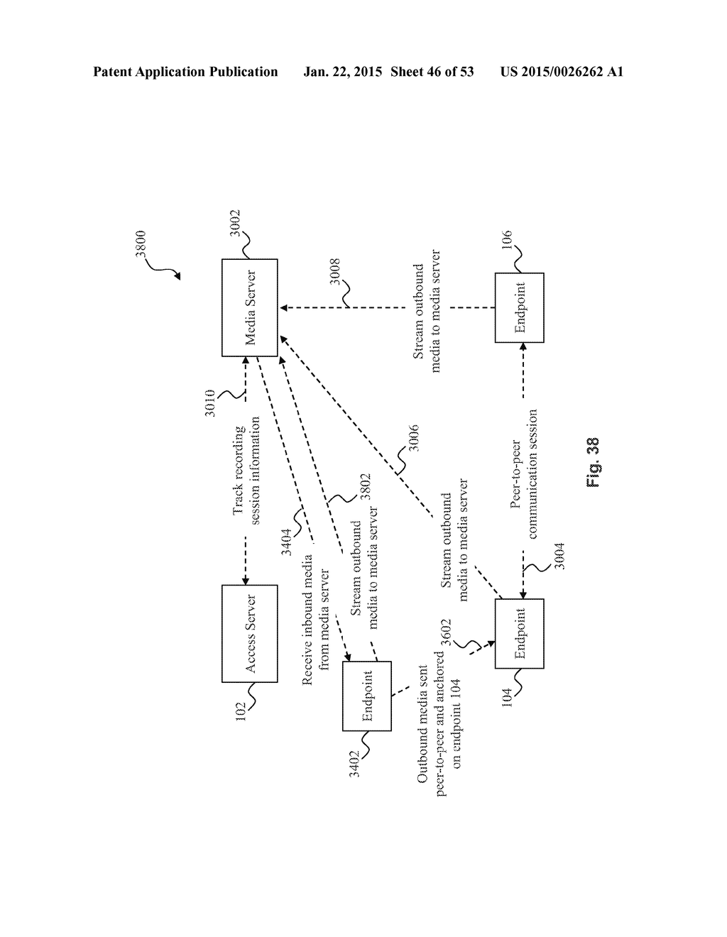 SYSTEM AND METHOD FOR SHARED SESSION APPEARANCE IN A HYBRID PEER-TO-PEER     ENVIRONMENT - diagram, schematic, and image 47