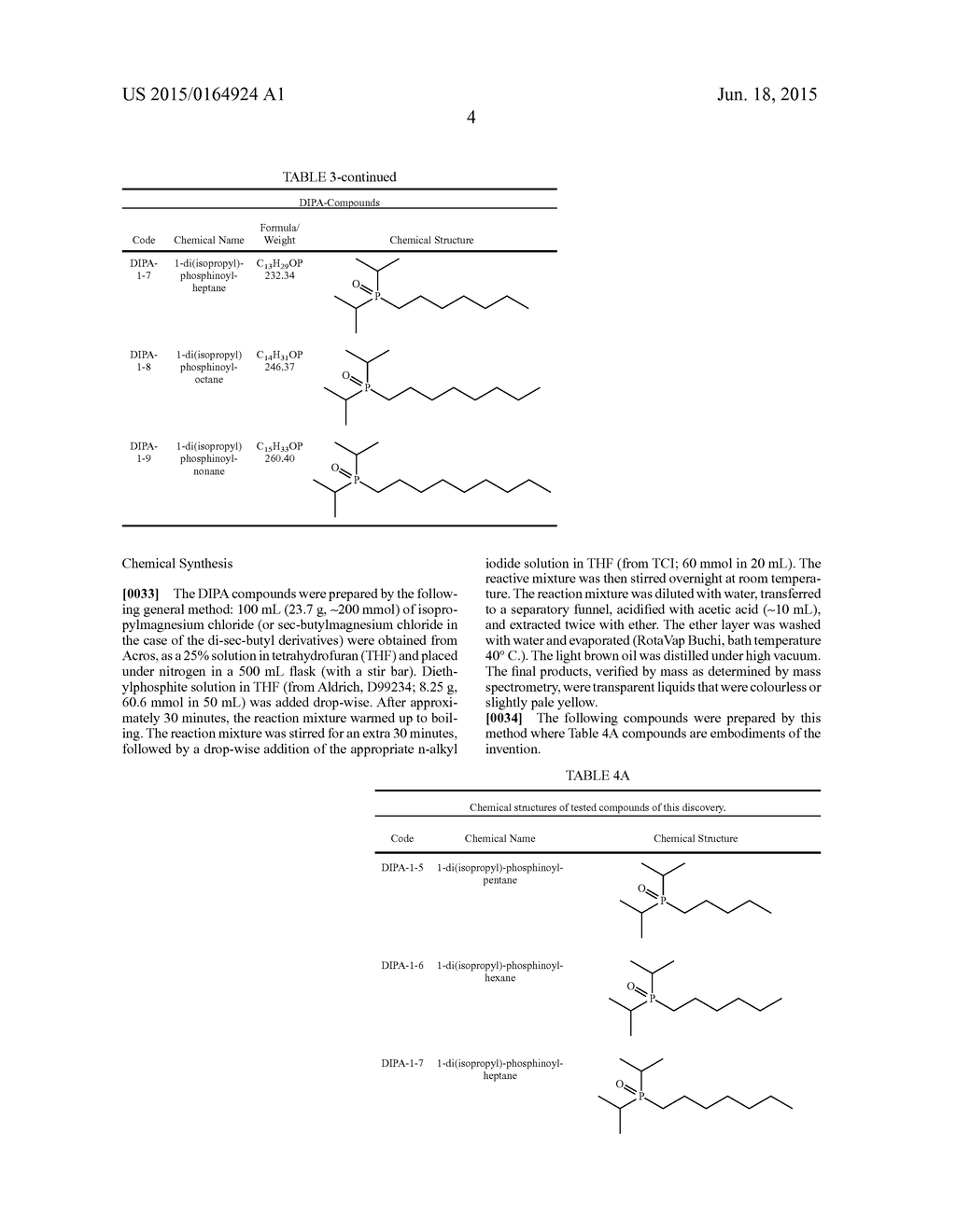 Di-isopropyl-phosphinoyl-alkanes as topical agents for the treatment of     sensory discomfort - diagram, schematic, and image 11