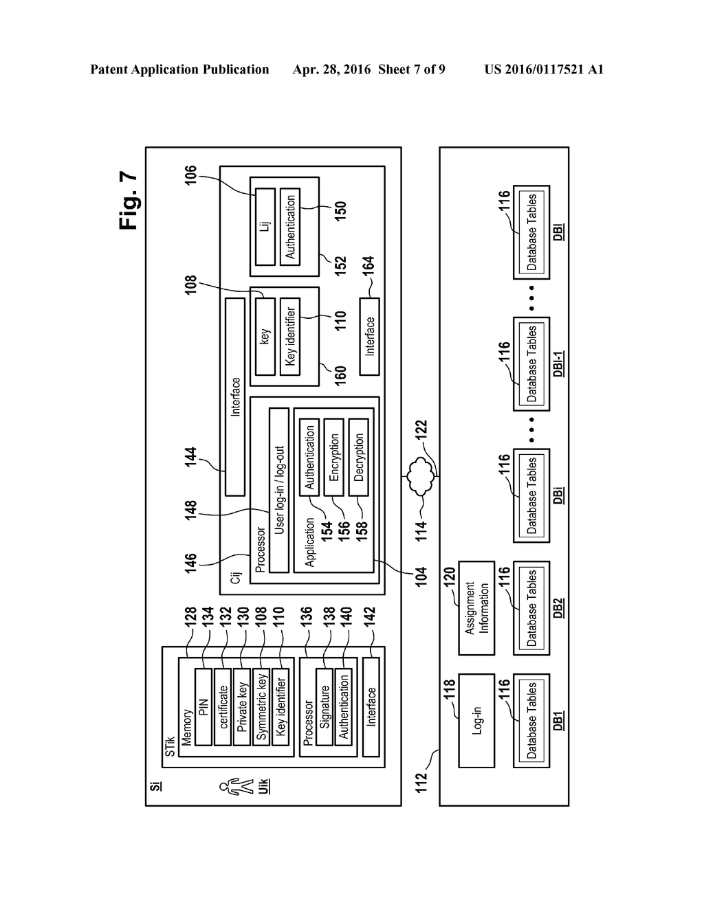 COMPUTER SYSTEM FOR STORING AND RETRIEVAL OF ENCRYPTED DATA ITEMS, CLIENT     COMPUTER, COMPUTER PROGRAM PRODUCT AND COMPUTER-IMPLEMENTED METHOD - diagram, schematic, and image 08